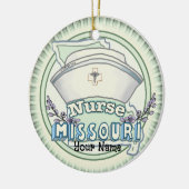 Missouri Nurse Keramik Ornament (Links)