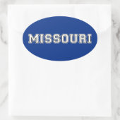 Missouri Ovaler Aufkleber (Tasche)