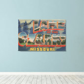 Missouri - Ozarksee 2 Leinwanddruck (Insitu (Holzboden))