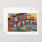 Missouri - Ozarksee 2 Postkarte (Vorne/Hinten)