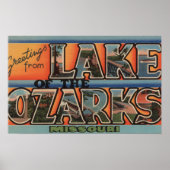 Missouri - Ozarksee 3 Poster (Vorne)