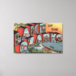 Missouri - Ozarksee Leinwanddruck