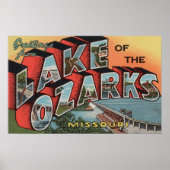 Missouri - Ozarksee Poster (Vorne)
