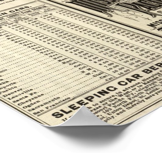 Missouri Pacific Railway Poster (Ecke)