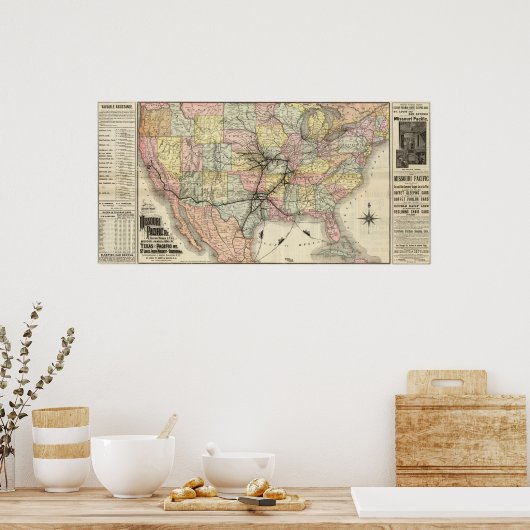 Missouri Pacific Railway Poster (Küche)