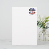 Missouri Picture and USA Text Briefpapier (Stehend Vorderseite)