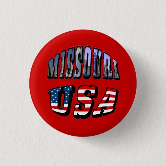 Missouri Picture and USA Text Button (Vorderseite)