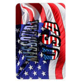 Missouri Picture and USA Text Magnet (Vertikal)