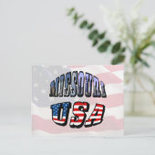 Missouri Picture and USA Text Postkarte (Stehend Vorderseite)