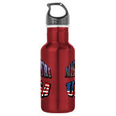Missouri Picture and USA Text Trinkflasche (Rückseite)