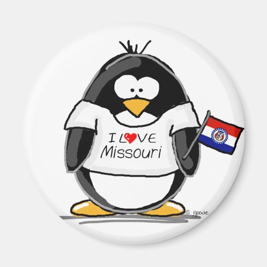 Missouri Pinguin Magnet (Vorne)