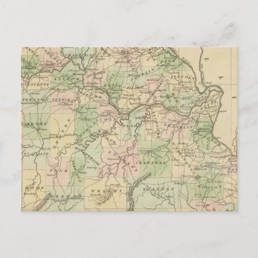 Missouri Postkarte (Vorderseite)