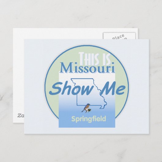 MISSOURI POSTKARTE (Vorne/Hinten)