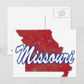 Missouri Postkarte (Vorne/Hinten)