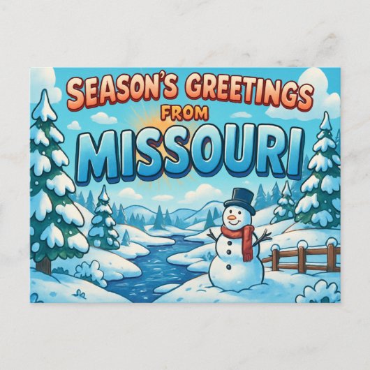 MISSOURI Postkarte (Vorderseite)