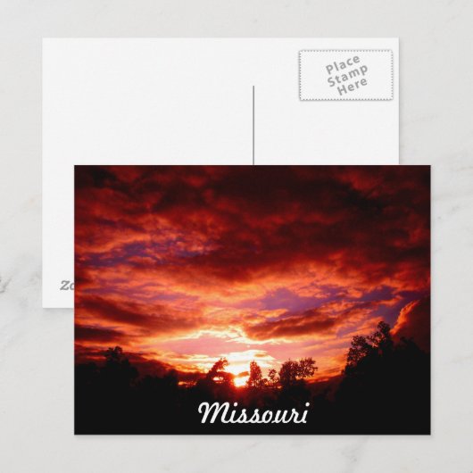 Missouri Postkarte (Vorne/Hinten)