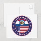 Missouri Postkarte (Vorne/Hinten)