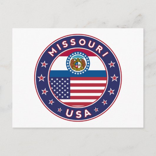 Missouri Postkarte (Vorderseite)