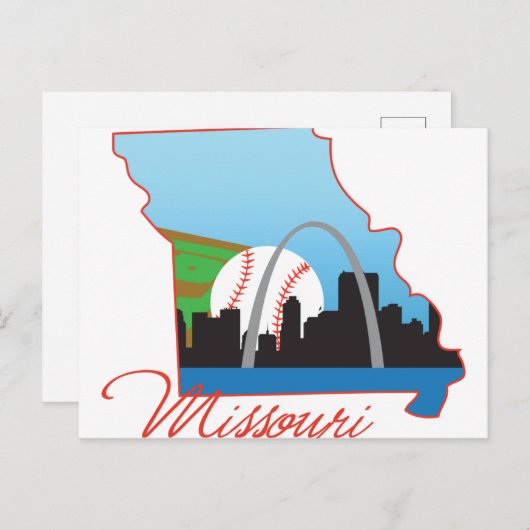 Missouri Postkarte (Vorne/Hinten)