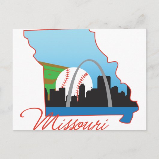 Missouri Postkarte (Vorderseite)