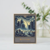 Missouri | Postkarte Gothic Art (Stehend Vorderseite)