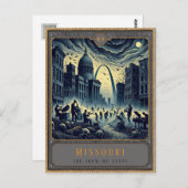 Missouri | Postkarte Gothic Art (Vorne/Hinten)