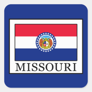 Missouri Quadratischer Aufkleber