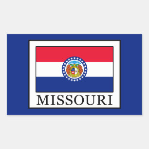 Missouri Rechteckiger Aufkleber