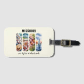Missouri - Rhythmen und Lakeside - Rauch Gepäckanhänger (Vorderseite (Horizontal))