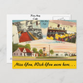 Missouri, Rita May Cafe Postkarte (Vorne/Hinten)