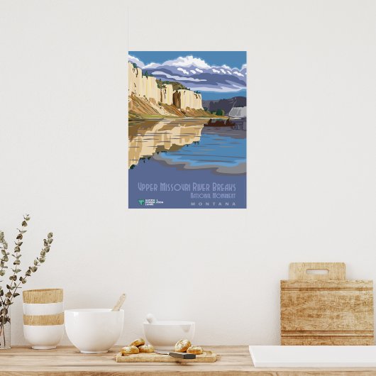 Missouri River Breaks Poster (Küche)