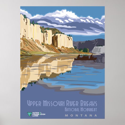 Missouri River Breaks Poster (Vorne)