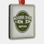 Missouri River, Montana Ornament Aus Metall (Rechts)