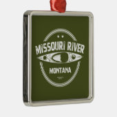 Missouri River, Montana Ornament Aus Metall (Rechts)