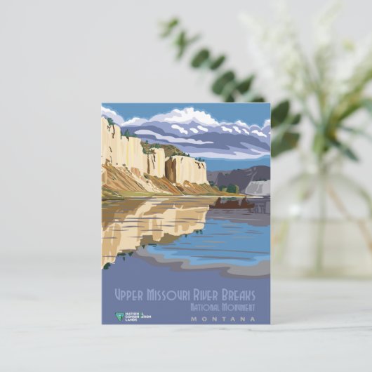 Missouri River Postkarte (Stehend Vorderseite)