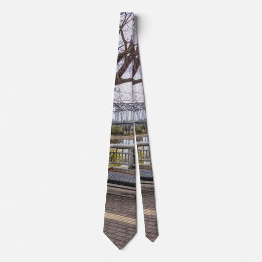 Missouri River View Neck Tie Krawatte (Vorderseite)