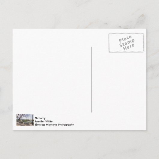 Missouri River View Postkarte (Rückseite)