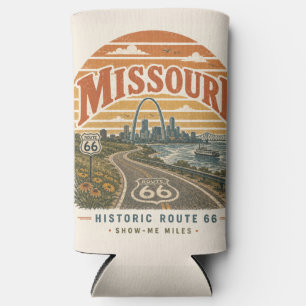 Missouri Route 66 Gateway Arch Roadtrip-Stil Selters Dosenkühler