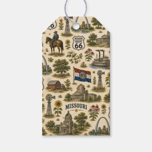 Missouri Route 66 Geschenk-Gateway Geschenkanhänger (Vorderseite)