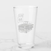 Missouri-Route 66 Glas (Rückseite)