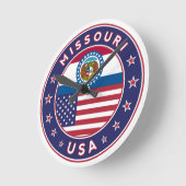 Missouri Runde Wanduhr (Winkel)