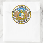 Missouri Runder Aufkleber (Tasche)