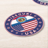 Missouri Runder Pappuntersetzer (Angewinkelt)