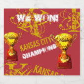 MISSOURI SCHAUMWEINETIKETT (Einzelnes Label)