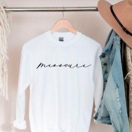 Missouri Script Staat Women's Sweatshirt
