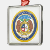 MISSOURI-SENAT SILBERNES ORNAMENT (Links)