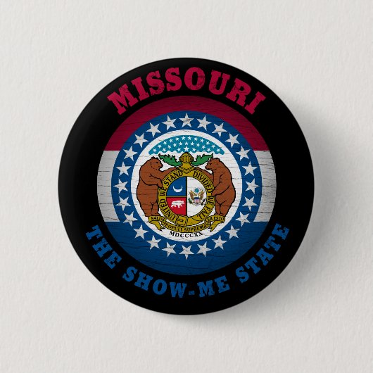 MISSOURI SHOW-ME-STAAT FLAG BUTTON (Vorderseite)
