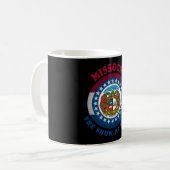 MISSOURI SHOW-ME-STAAT FLAG KAFFEETASSE (Vorderseite Links)