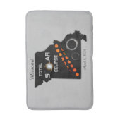 Missouri Solar Eclipse Bath Mats Badematte (Vorderseite Vertikal)