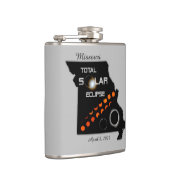 Missouri Solar Eclipse Flask Flachmann (Rechts)